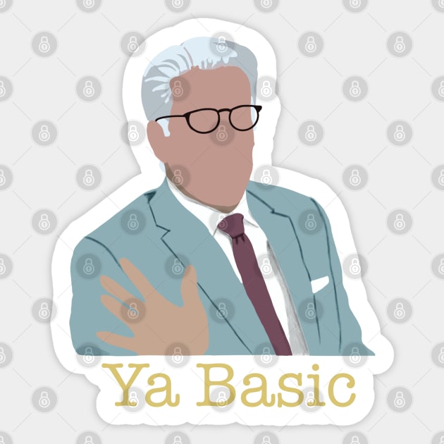 Ya basic Sticker by Johadesigns